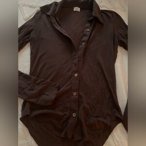 Aritzia soft button up